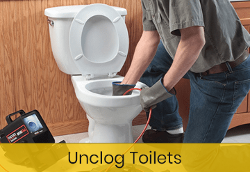 unclog toilets